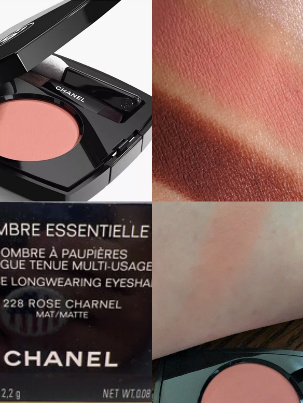 🍊Summer Eye Need🍊BNIB CHANEL #228 ROSE CHARNEL Ombre Esentielle Eyeshadow!$42R